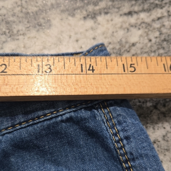 Curve Appeal Women's 6/28 Lightweight Denim Wide Leg Cropped Jeans - Picture 10 of 14